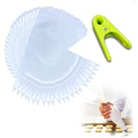 100 Pcs manga pastelera ，Bolsas de Pastelería desechable de plástico para decoración de repostería
